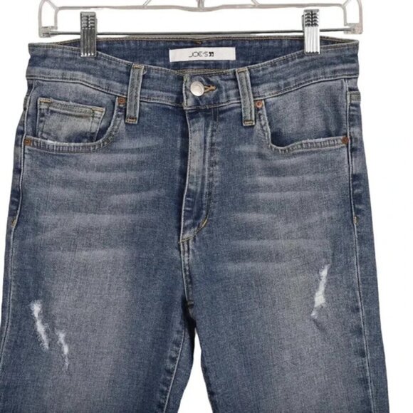 Joe's Jeans High Rise Skinny Ankle Distressed Light Wash Size 28 - Picture 3 of 14